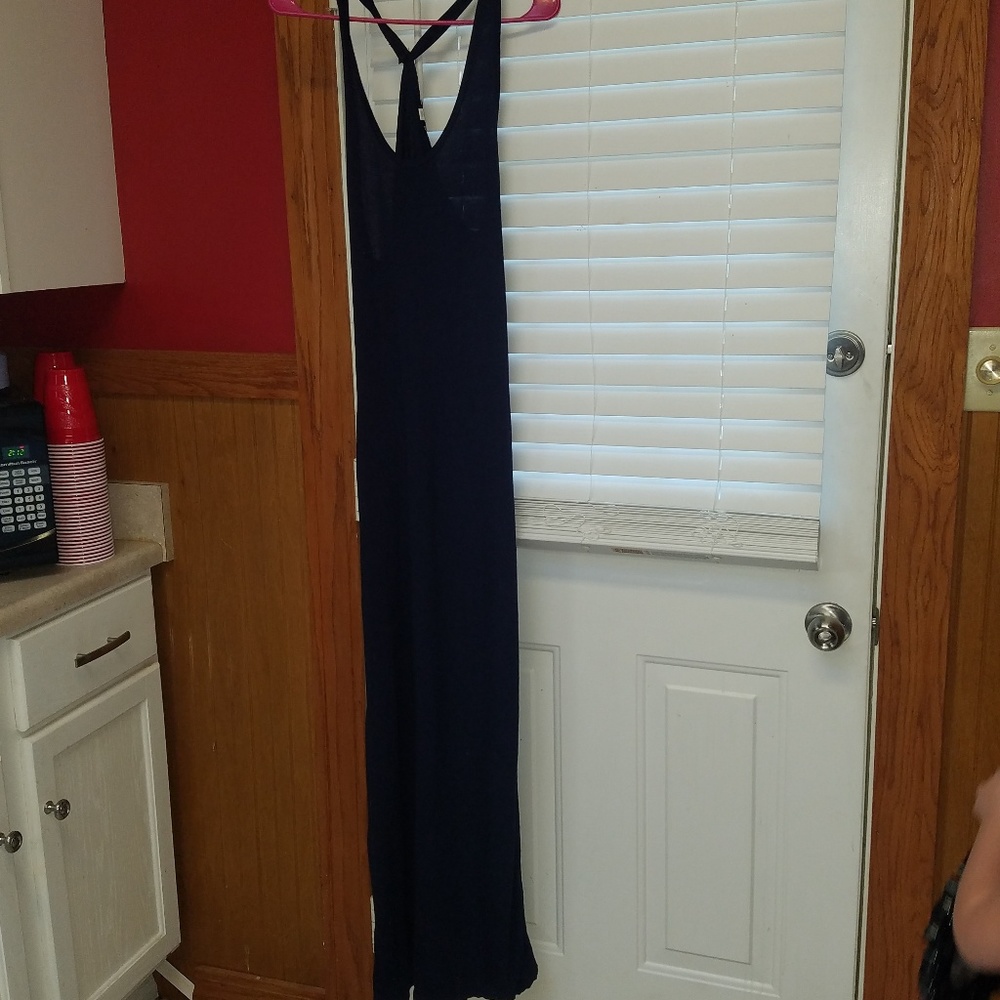 Gap long navy dress